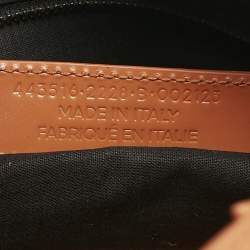 Balenciaga Orange Leather Small Blackout Valentine's Day City Bag