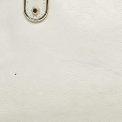Balenciaga Grey Leather Metallic Edge Classic City Bag