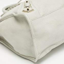 Balenciaga Grey Leather Metallic Edge Classic City Bag