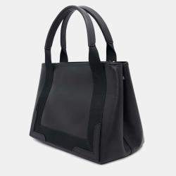 Balenciaga Black Leather Cabas Small Tote Bag