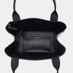 Balenciaga Black Leather Cabas Small Tote Bag