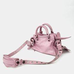 Balenciaga Pink Leather Neo Cargol XS bag