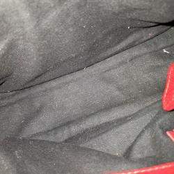 Balenciaga Red Leather Motor Mini City Bag