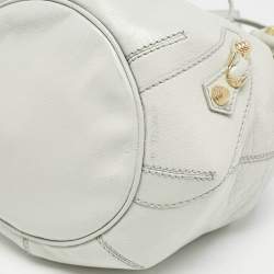 Balenciaga Mint Green Leather GH Mini Pompon Bag