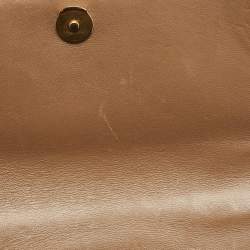 Pre Owned Balenciaga Brown BB Monogram Coated Canvas Small Hourglass Top Handle Bag
