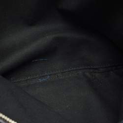 Balenciaga Navy Blue Leather Clip L Clutch