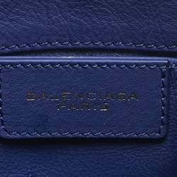 Balenciaga Dark Blue Leather Classic Crossbody Bag