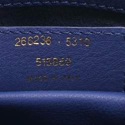 Balenciaga Dark Blue Leather Classic Crossbody Bag
