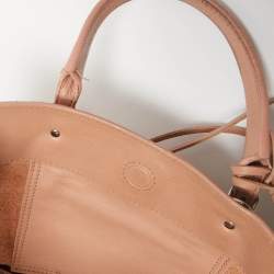 Balenciaga Old Rose Leather Mini Papier A4 Tote