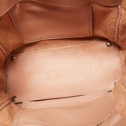 Balenciaga Old Rose Leather Mini Papier A4 Tote