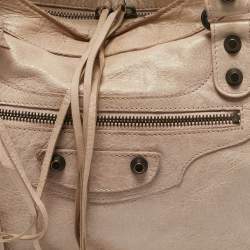 Balenciaga Light Pink Leather RH Classic City Bag