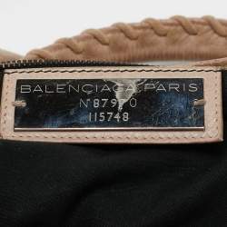 Balenciaga Light Pink Leather RH Classic City Bag
