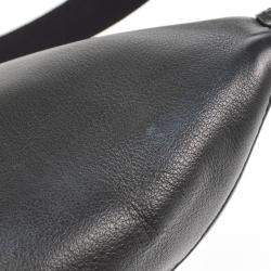 Balenciaga Black Leather Everyday Body Bum Bag