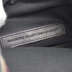 Balenciaga Black Leather Everyday Body Bum Bag