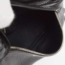 Balenciaga Black Leather Everyday Body Bum Bag