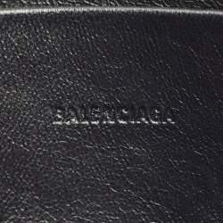 Balenciaga Black Leather Neo Classic Pouch Crossbody Bag