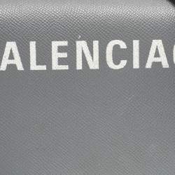 Balenciaga Grey Leather XS Ville Day Crossbody Bag