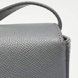 Balenciaga Grey Leather XS Ville Day Crossbody Bag