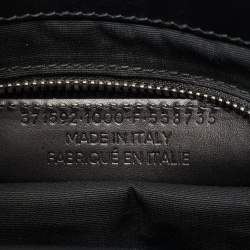 Pre Owned Balenciaga Black Leather Mini All Afternoon Tote