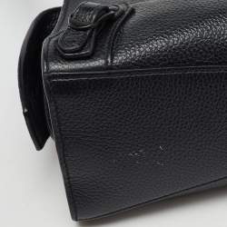 Balenciaga Black Leather Mini Neo Classic City Shoulder Bag