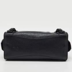 Balenciaga Black Leather Mini Neo Classic City Shoulder Bag