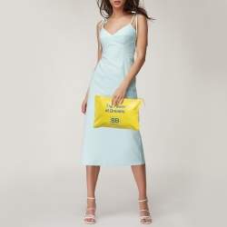 Balenciaga Yellow Leather The Power Of Dreams Pouch
