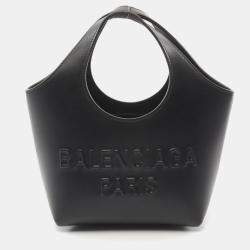 Balenciaga Mary Kate XS Black Leather Tote Bag