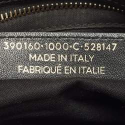 Pre Owned Balenciaga Black Leather Mini Metallic Edge Classic City Bag