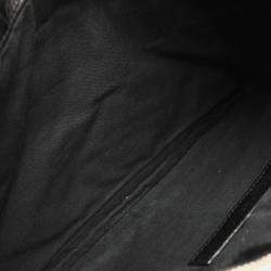 Balenciaga Clip M Black Lambskin Clutch Bag