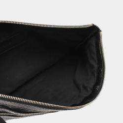 Balenciaga Clip M Black Lambskin Clutch Bag