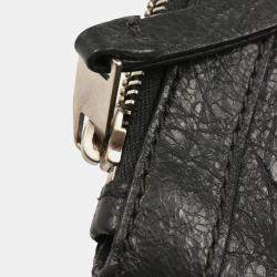 Balenciaga Clip L Gray Lambskin Clutch Bag