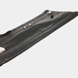 Balenciaga Clip L Gray Lambskin Clutch Bag