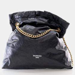 Balenciaga Medium Calfskin Crush Tote Bag