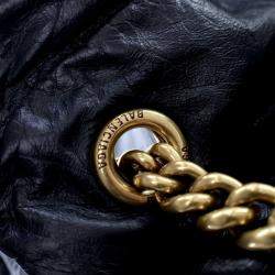 Balenciaga Medium Calfskin Crush Tote Bag
