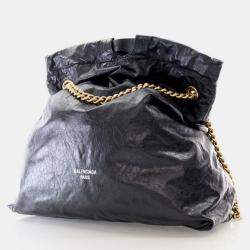 Balenciaga Medium Calfskin Crush Tote Bag