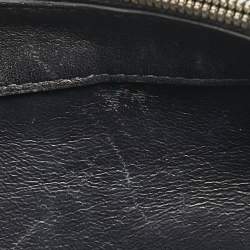 Balenciaga Black Quilted Velvet BB Crystals Wallet On Chain