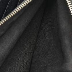 Balenciaga Black Quilted Velvet BB Crystals Wallet On Chain