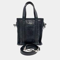 Balenciaga Black Leather Bazaar XXS bag
