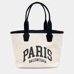 Balenciaga Beige Fabric Tote Bag