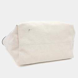 Balenciaga Beige Fabric Tote Bag