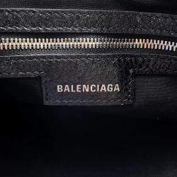 Balenciaga Le Cagole Small Black Leather Bucket Bag