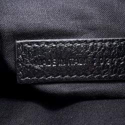 Balenciaga Le Cagole Small Black Leather Bucket Bag