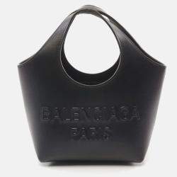 Balenciaga Mary Kate Xs Tote Bag Leather Black