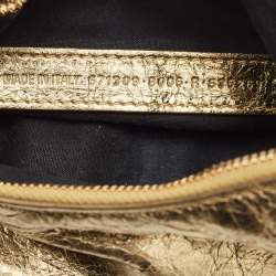 Balenciaga Gold Leather XS Le Cagole Shoulder Bag