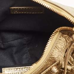 Balenciaga Gold Leather XS Le Cagole Shoulder Bag