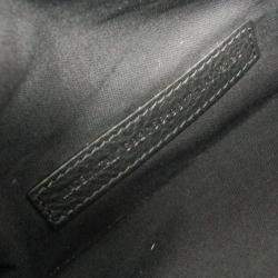 Pre Owned Balenciaga Jumbo Small Canvas Leather Tote Bag Black Off-white