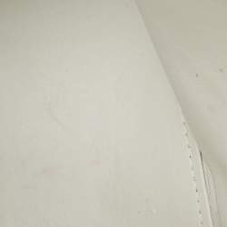 Pre Owned Balenciaga White Croc Embossed Leather Small Hourglass Top Handle Bag