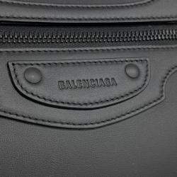 Pre Owned حقيبة بالنسياغا نيو كلاسيك سيتي جلد أسود كبيرة