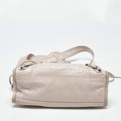 Pre Owned Balenciaga Light Pink Leather Mini Classic City Bag