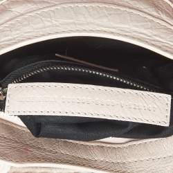 Pre Owned Balenciaga Light Pink Leather Mini Classic City Bag